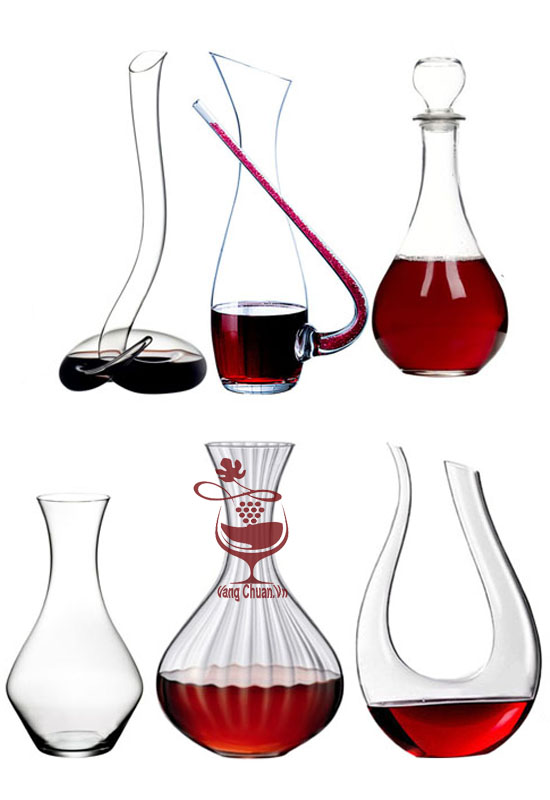 vang-chuan-vn-decanter-co-nhieu-hinh-dang-khac-nhau