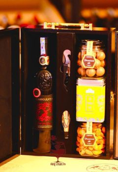 SET QUÀ TẶNG CHAI RƯỢU VANG