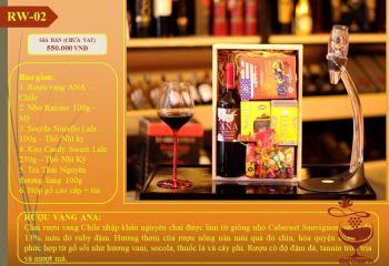 HỘP QUÀ TẾT RƯỢU VANG
