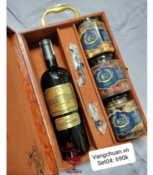 HỘP QUÀ RƯỢU VANG TẾT