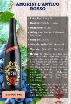 RƯỢU VANG Ý AMORINI