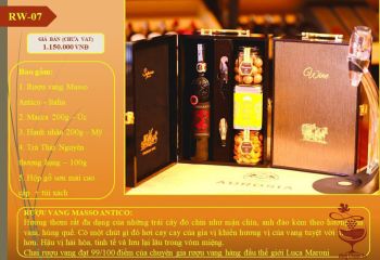 SET QUÀ TẶNG CHAI RƯỢU VANG